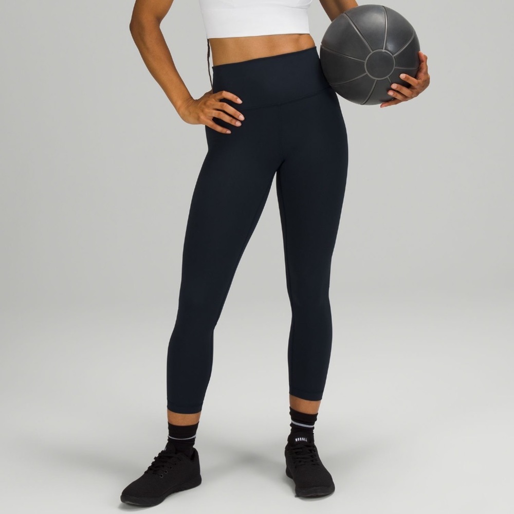 Lululemon wunder train black leggings 25”